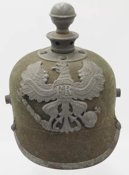 Prussian Felt Ersatz Artillery Enlisted "Gray Trim" Visuel 1 principal